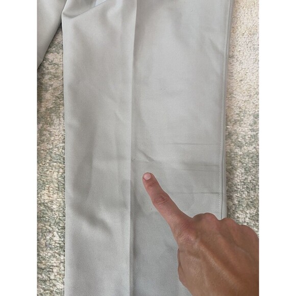 Oak Hill Premium Pant Mens 44x30 Tan/Gray Pleated Relaxed Straight Chino - Picture 9 of 16